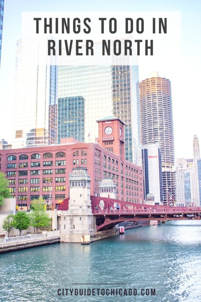 A guide to the things to do in River North - this Chicago neighborhood is known for its active nightlife and trendy restaurants. The neighborhood is also home to contemporary art galleries, music venues, and  the last Prohibition-era speakeasy in Chicago.