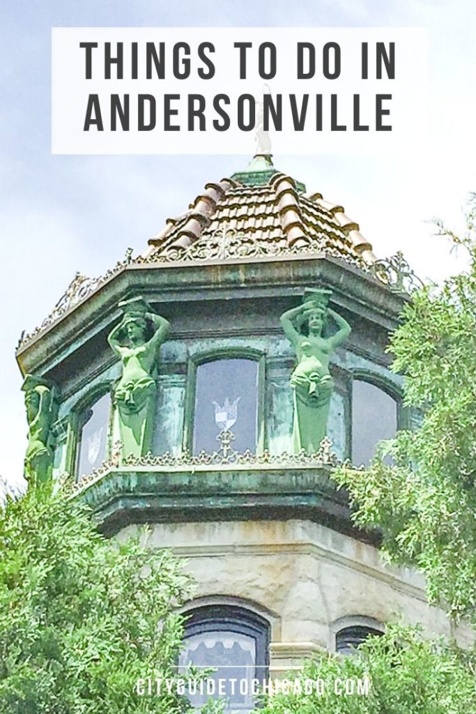 The list of things to do in Andersonville includes visiting the Swedish American Museum to learn about the neighborhood's roots, going to a speakeasy style magic lounge, dining and shopping on Clark Street, and admiring historic architecture.