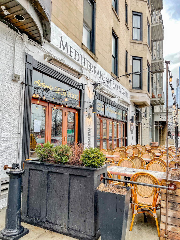 Best Outdoor Dining in Chicago - 9 Muses in Greektown